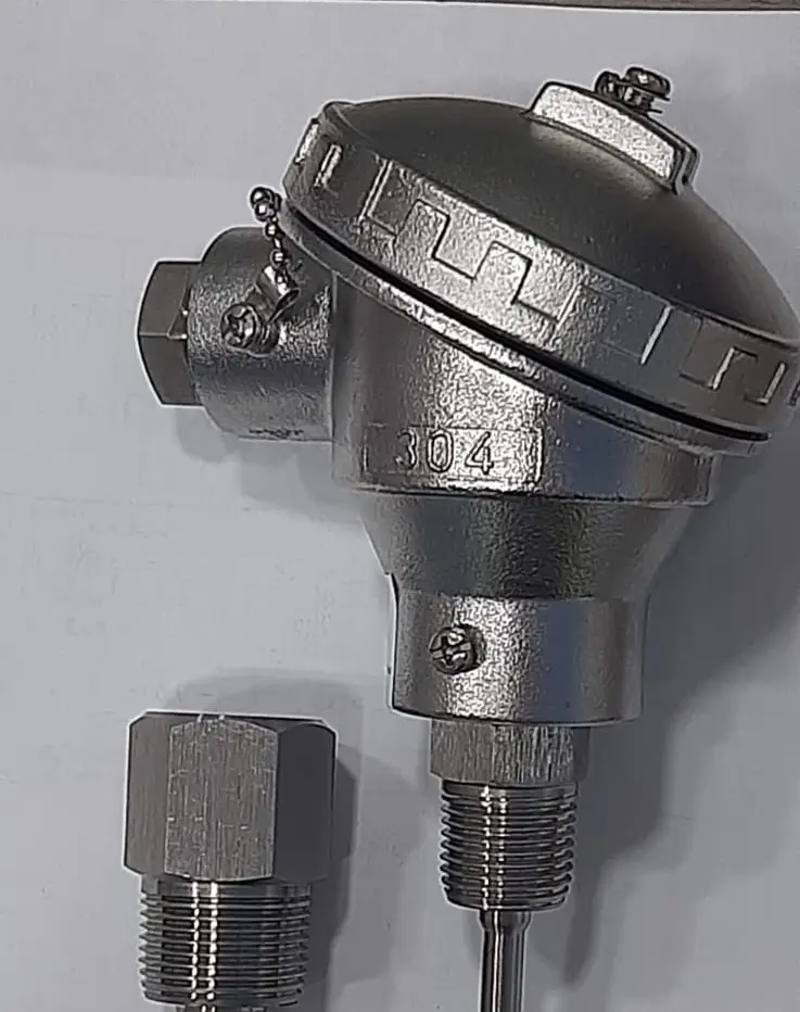 Sensor RTD PT 100 con cabezote a prueba de explosión